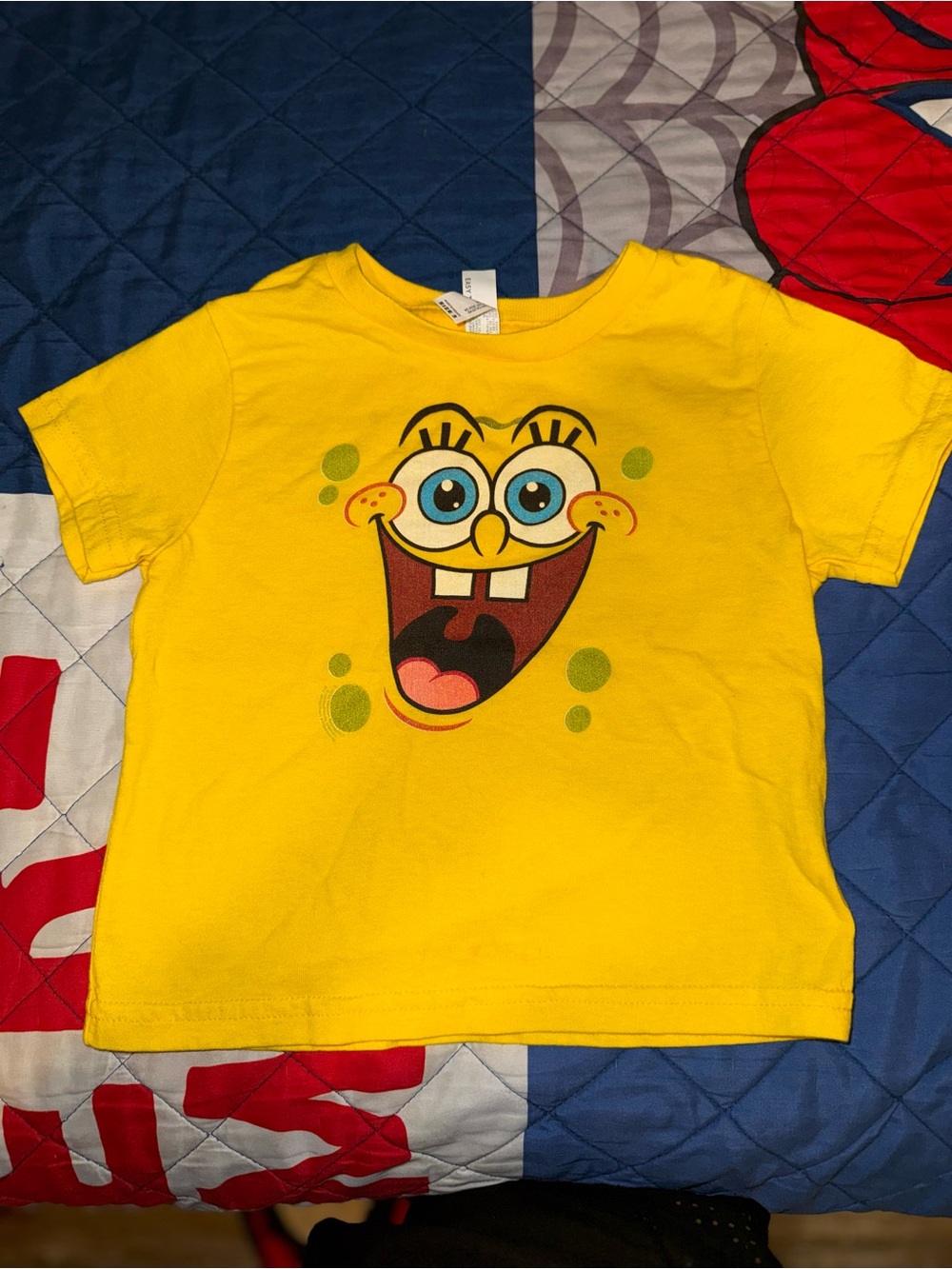 SpongeBob Squarepants Bright Yellow Kids Graphic Tee